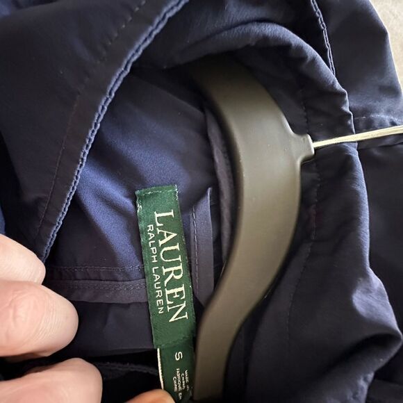 LAUREN RALPH LAUREN Women's Drawstring Waist Button Up Jacket Top TEDO sz S - Picture 6 of 8